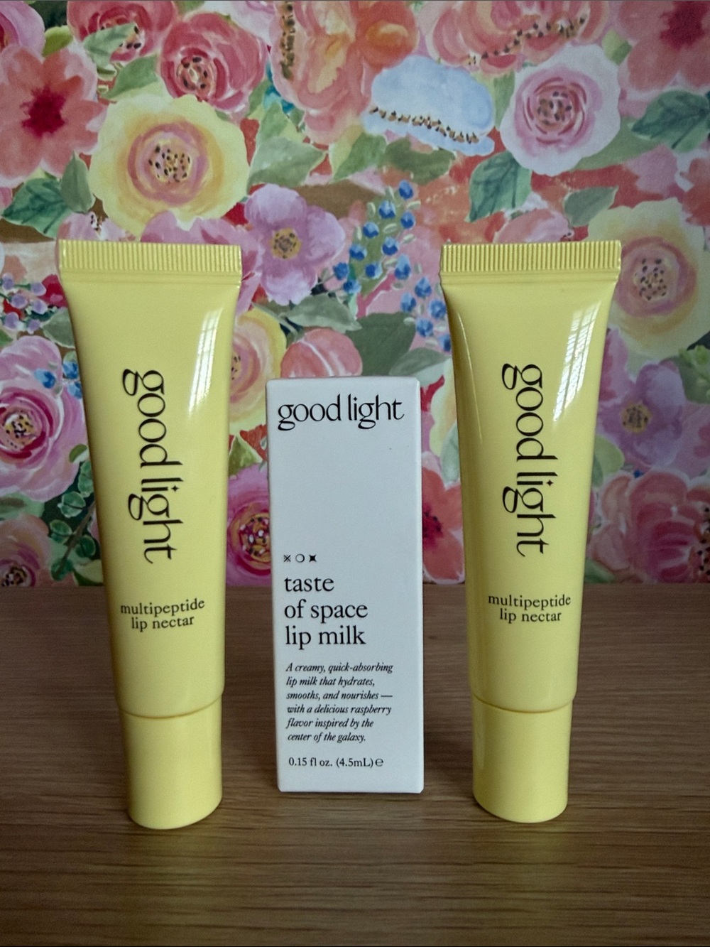 Good Light Multipetide Lip Nectar & Milk  -  Moisturizing Lip Bundle